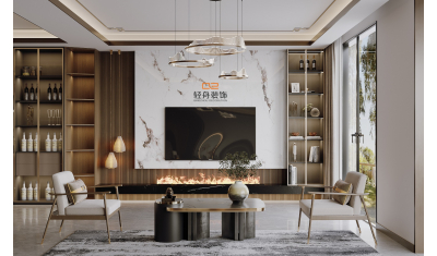 首發 - 泰安觀山悅平墅下躍新中式風格，主案設計師朱林【輕舟出品】